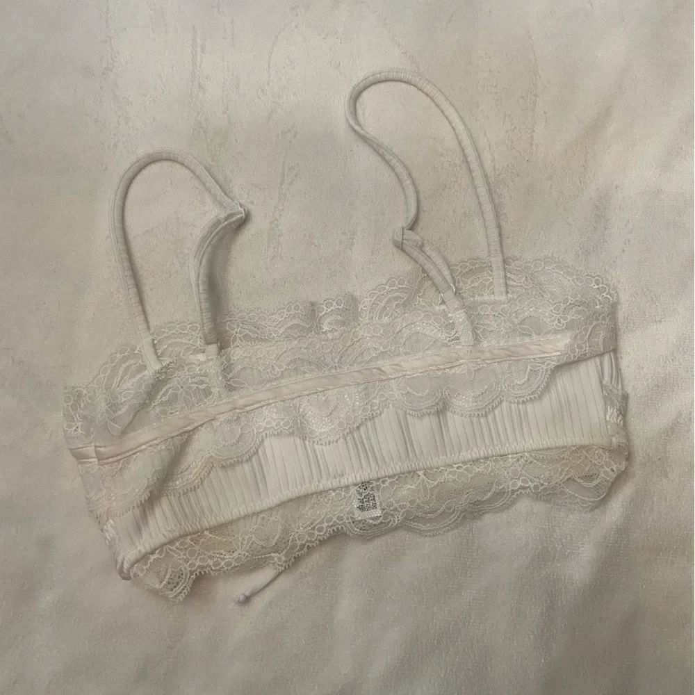 New! For Love & Lemons Dahlia White Sleep Bralette Top 3815 - Picture 6 of 8